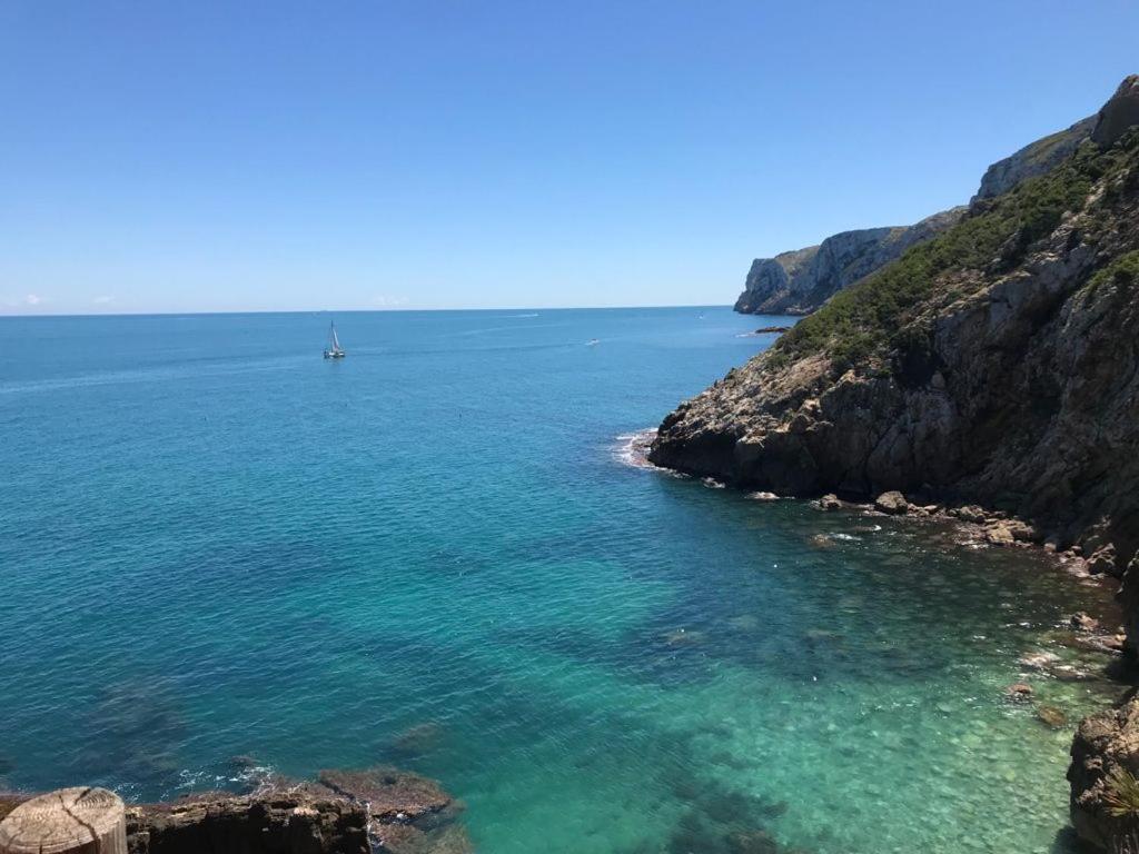 Apto. Con Gran Terraza Y Acceso Directo A Piscina. Denia Eksteriør bilde