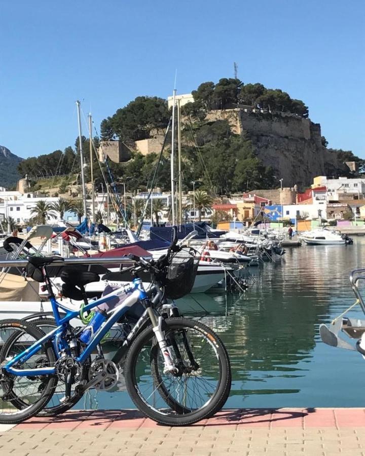 Apto. Con Gran Terraza Y Acceso Directo A Piscina. Denia Eksteriør bilde