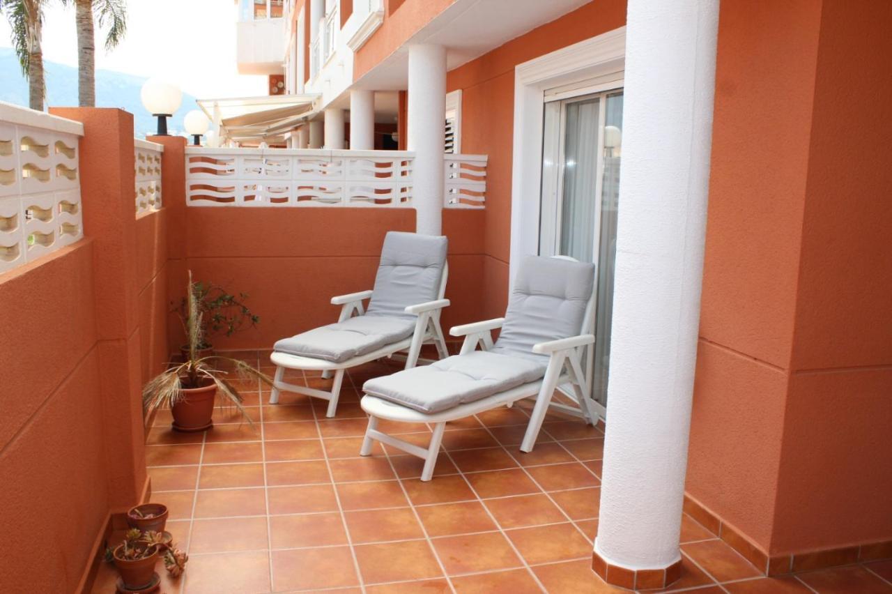 Apto. Con Gran Terraza Y Acceso Directo A Piscina. Denia Eksteriør bilde